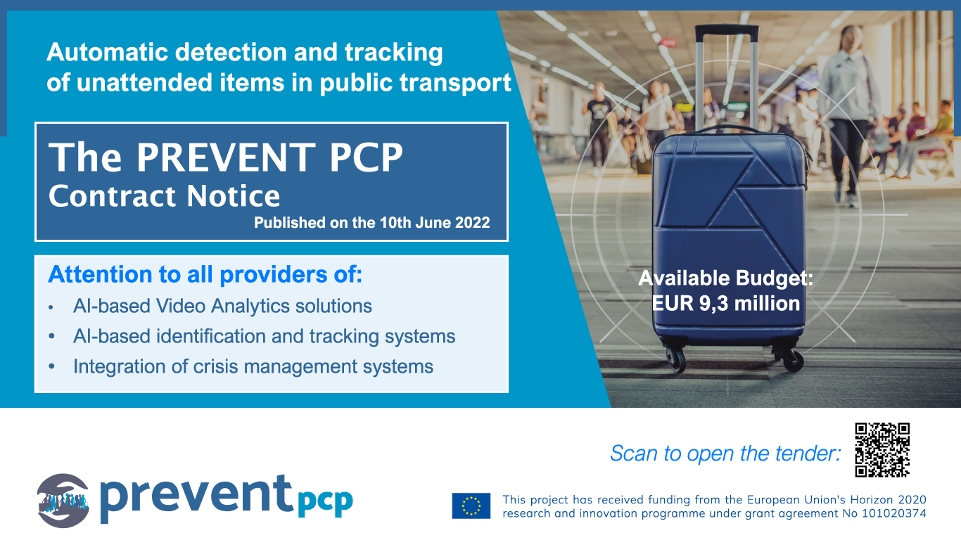The Tender has been issued! - PREVENT PCP
